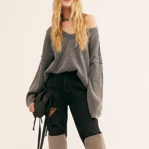 Free People Easy V Sweatshirt